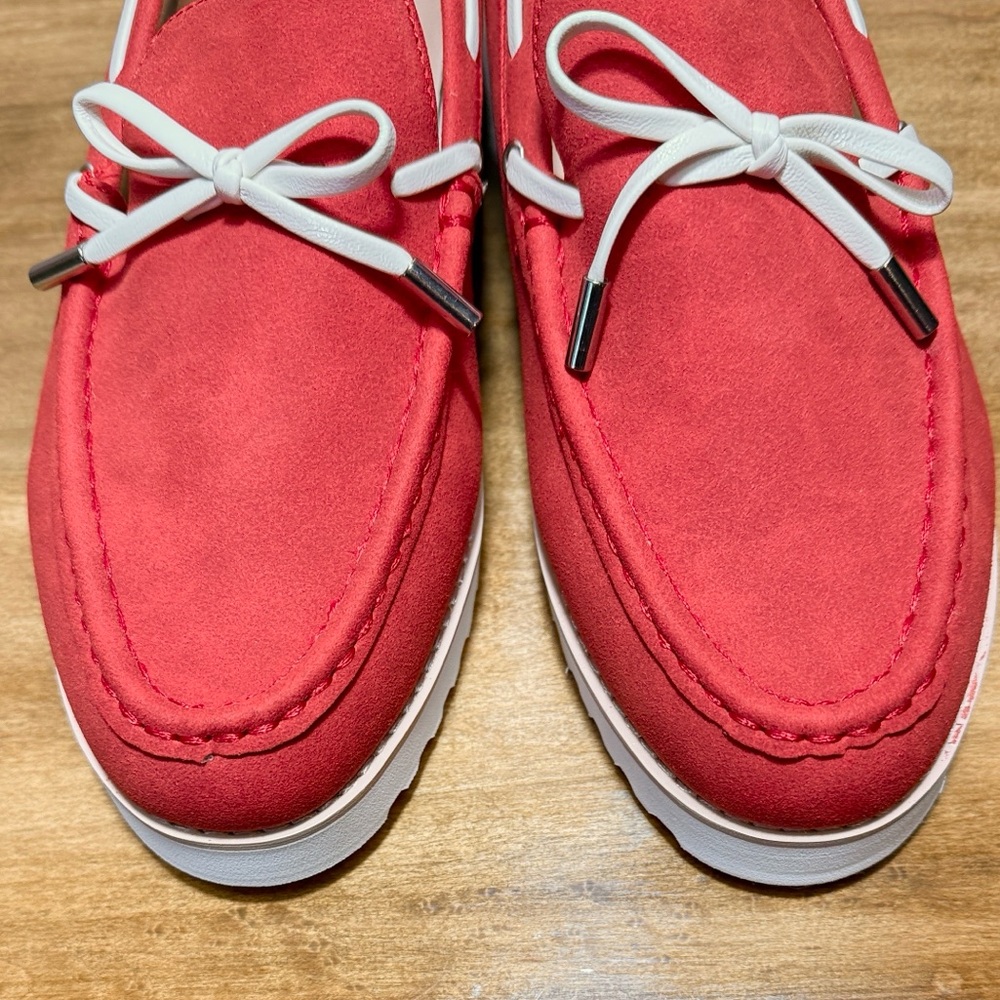 NYDJ Faux Suede Boat Shoes - Picture 3 of 9
